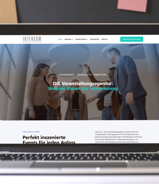 Referenzbild Intercom Website
