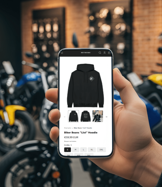 Referenzbild Shopify Shop erstellung